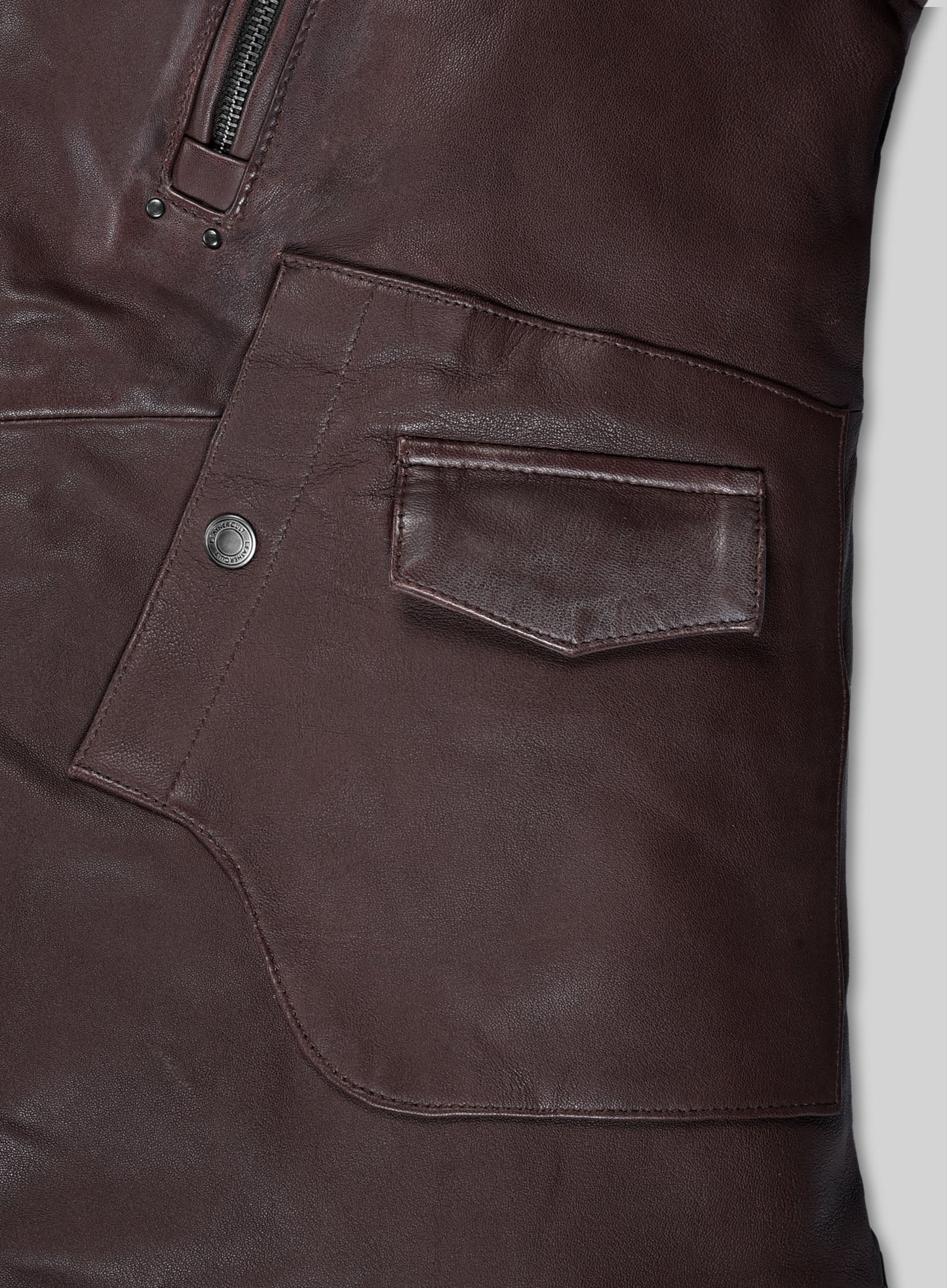 Falcon Burgundy Rider Leather Jacket