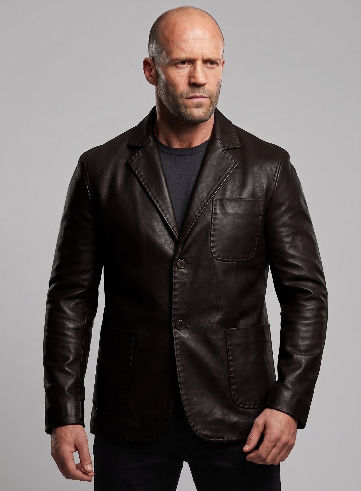 Fast and Furious 7 Jason Statham Leather Blazer
