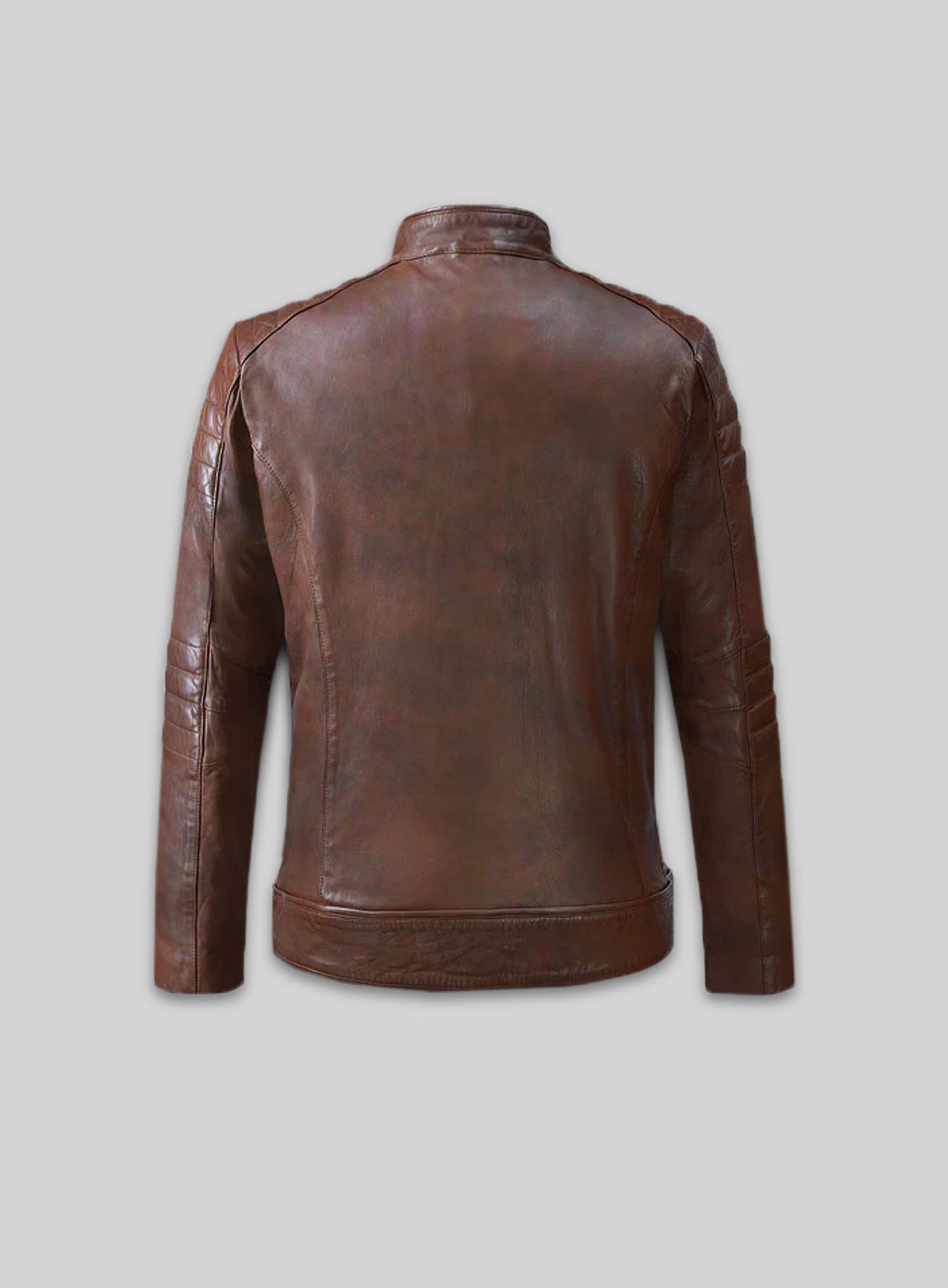Firefly Moto Spanish Brown Biker Leather Jacket