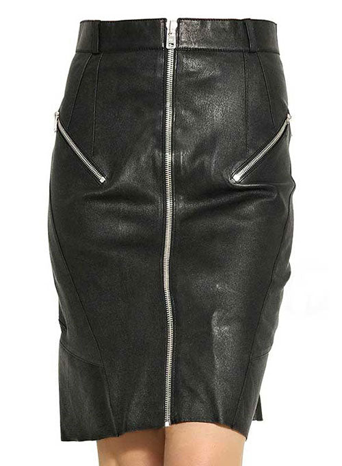 Fleur Leather Skirt - # 430 - LeatherCult