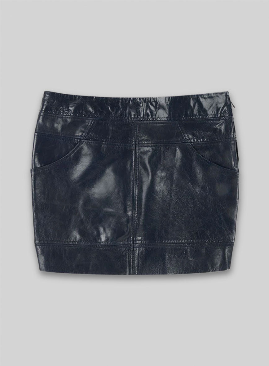 Flirty Leather Skirt - # 120