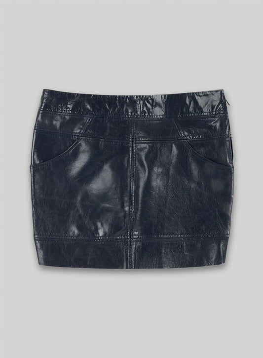 Flirty Leather Skirt - # 120