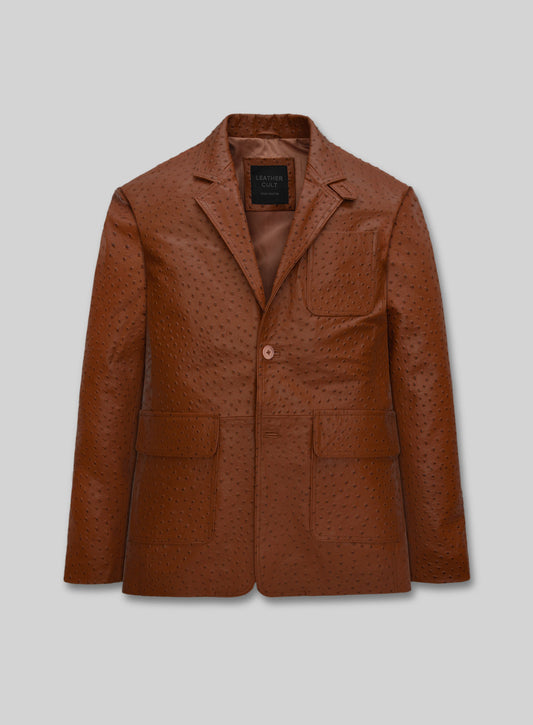 Floyd Mayweather Leather Blazer