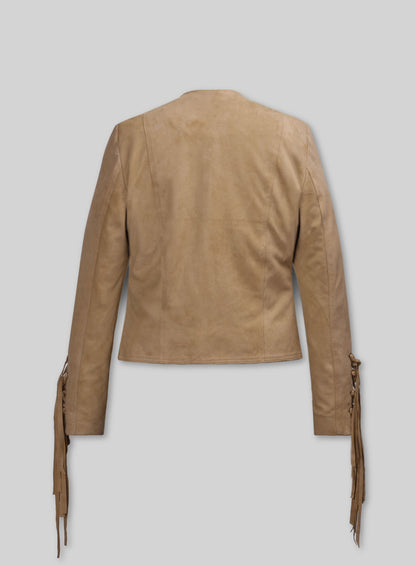 Francia Rasia How I Met Your Father Suede Jacket