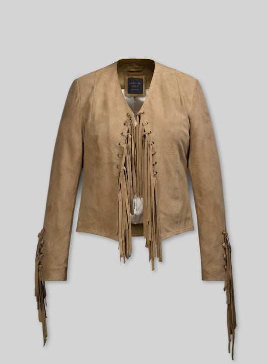 Francia Rasia How I Met Your Father Suede Jacket