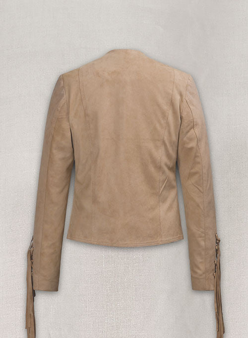 Francia Rasia How I Met Your Father Suede Jacket - LeatherCult