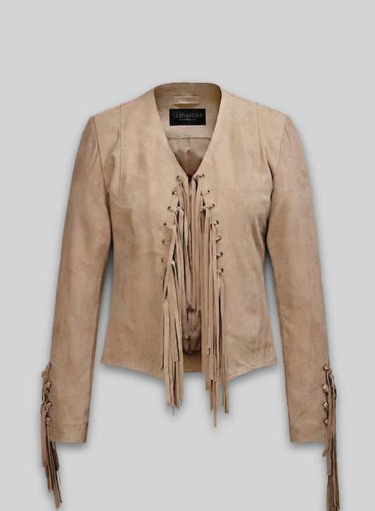 Francia Rasia How I Met Your Father Suede Jacket