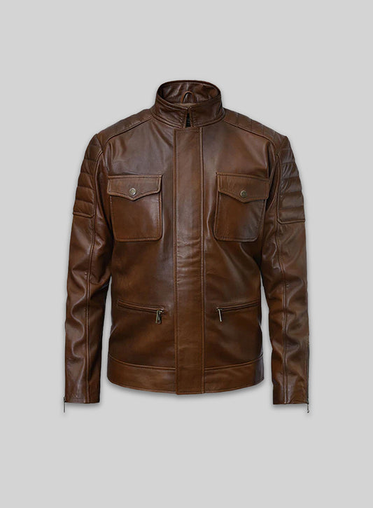 Frank Grillo Boss Level Leather Jacket