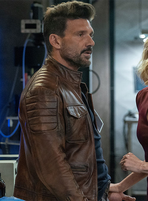Frank Grillo Boss Level Leather Jacket - LeatherCult