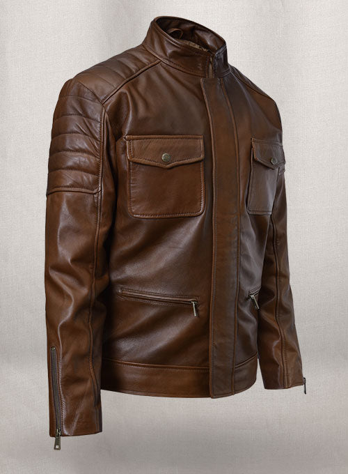 Frank Grillo Boss Level Leather Jacket - LeatherCult