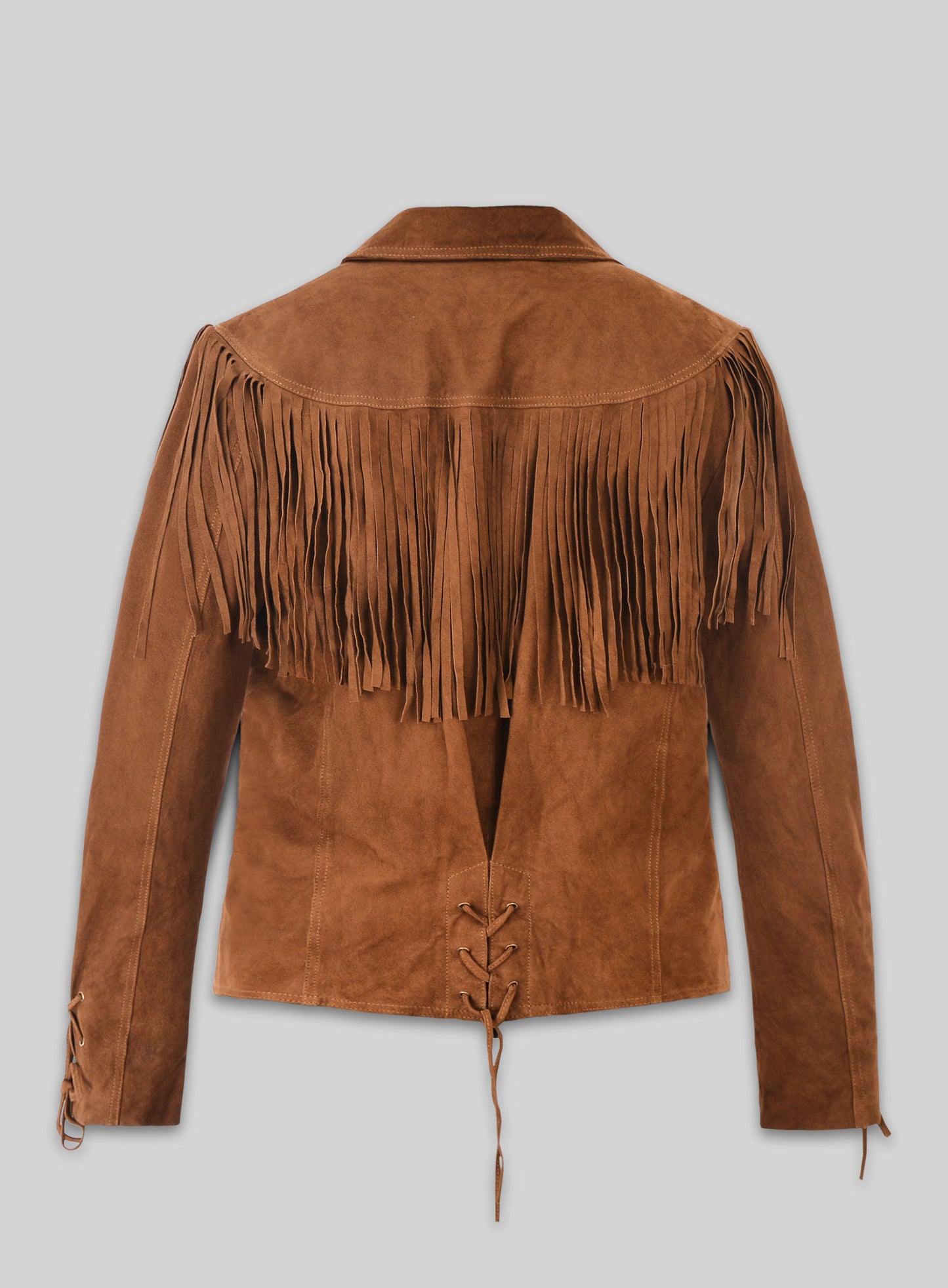 Fringe Leather Jacket #1012
