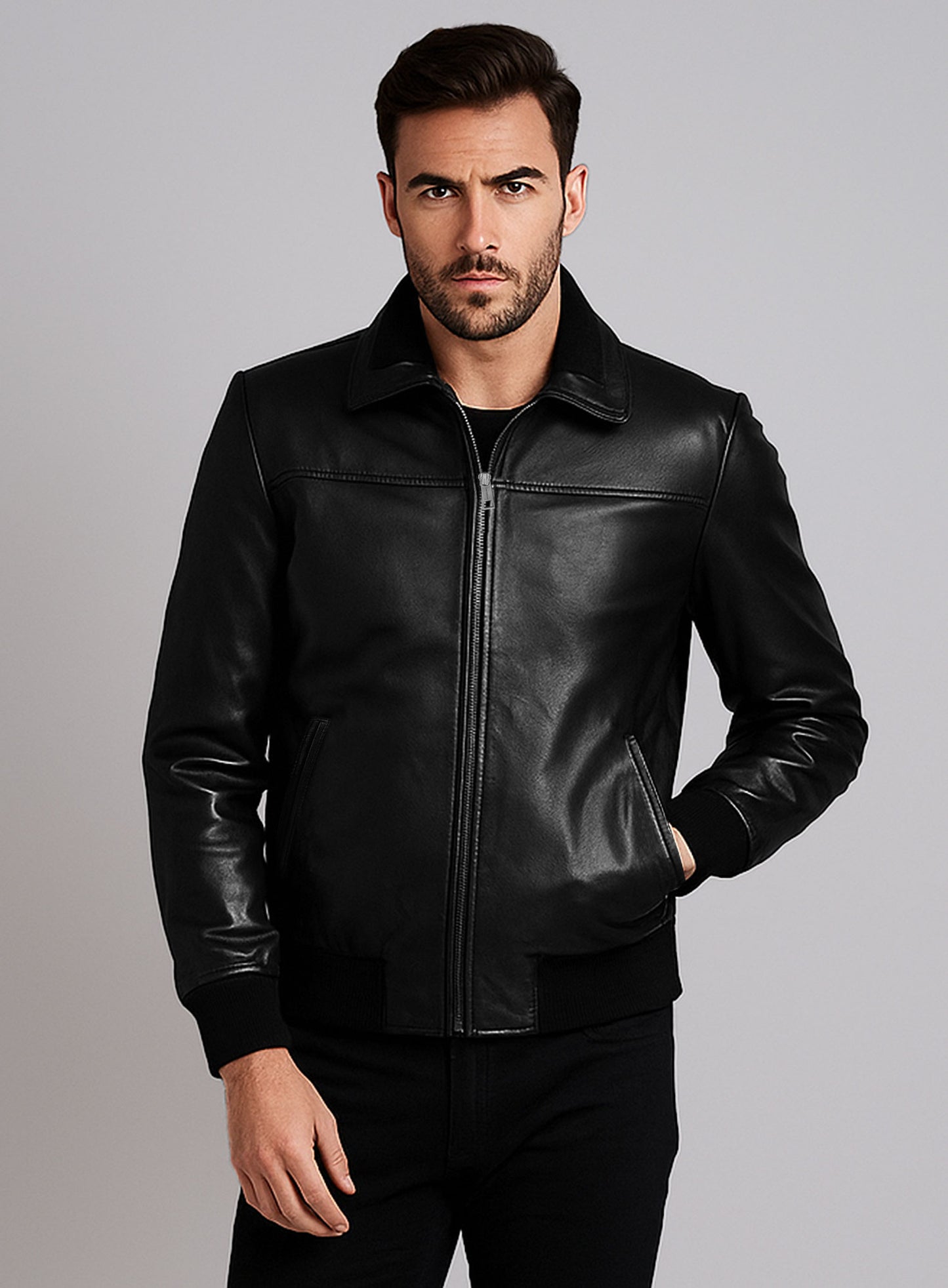 George Harrison (The Beatles) Leather Jacket