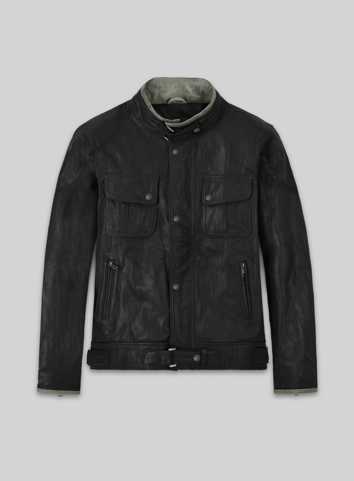 Gerard Butler Leather Jacket #1