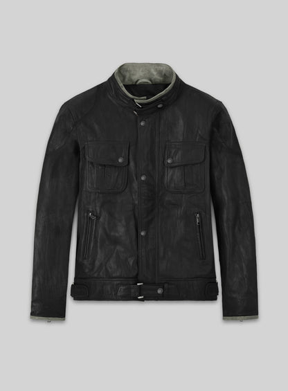 Gerard Butler Leather Jacket #1