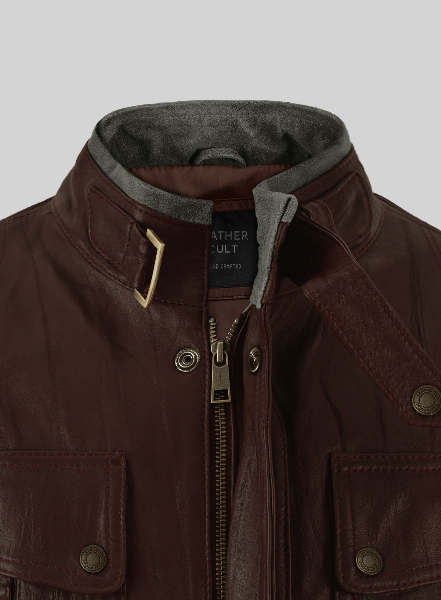Gerard Butler Leather Jacket #1