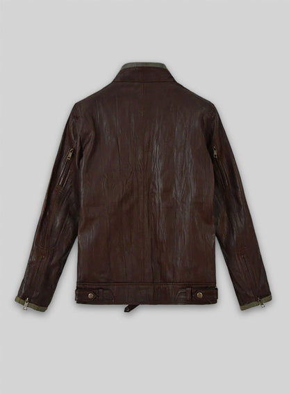 Gerard Butler Leather Jacket #1