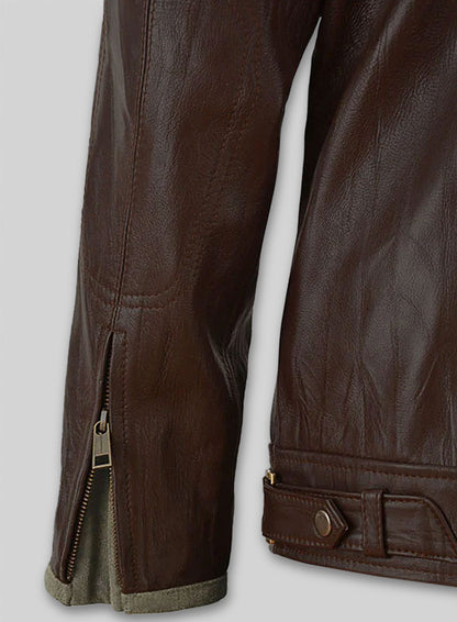 Gerard Butler Leather Jacket #1