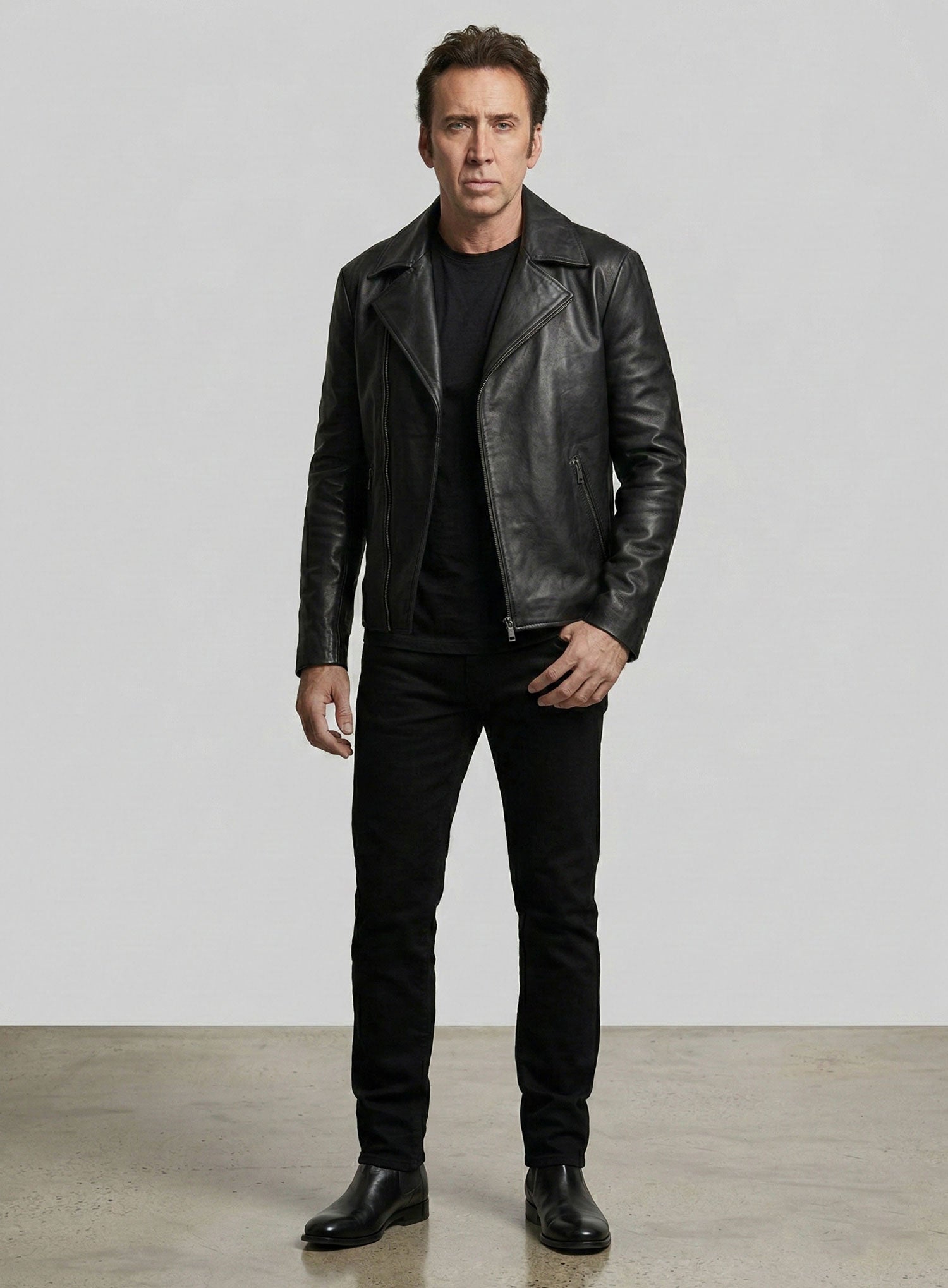 【牛革】上下セット　GOOD LUCK GHOST RIDER レザージャケット Nicolas Cage Ghost Rider Leather Jacket and Pants Set – LeatherCult