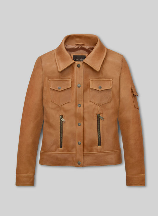 Gigi Hadid Leather Jacket