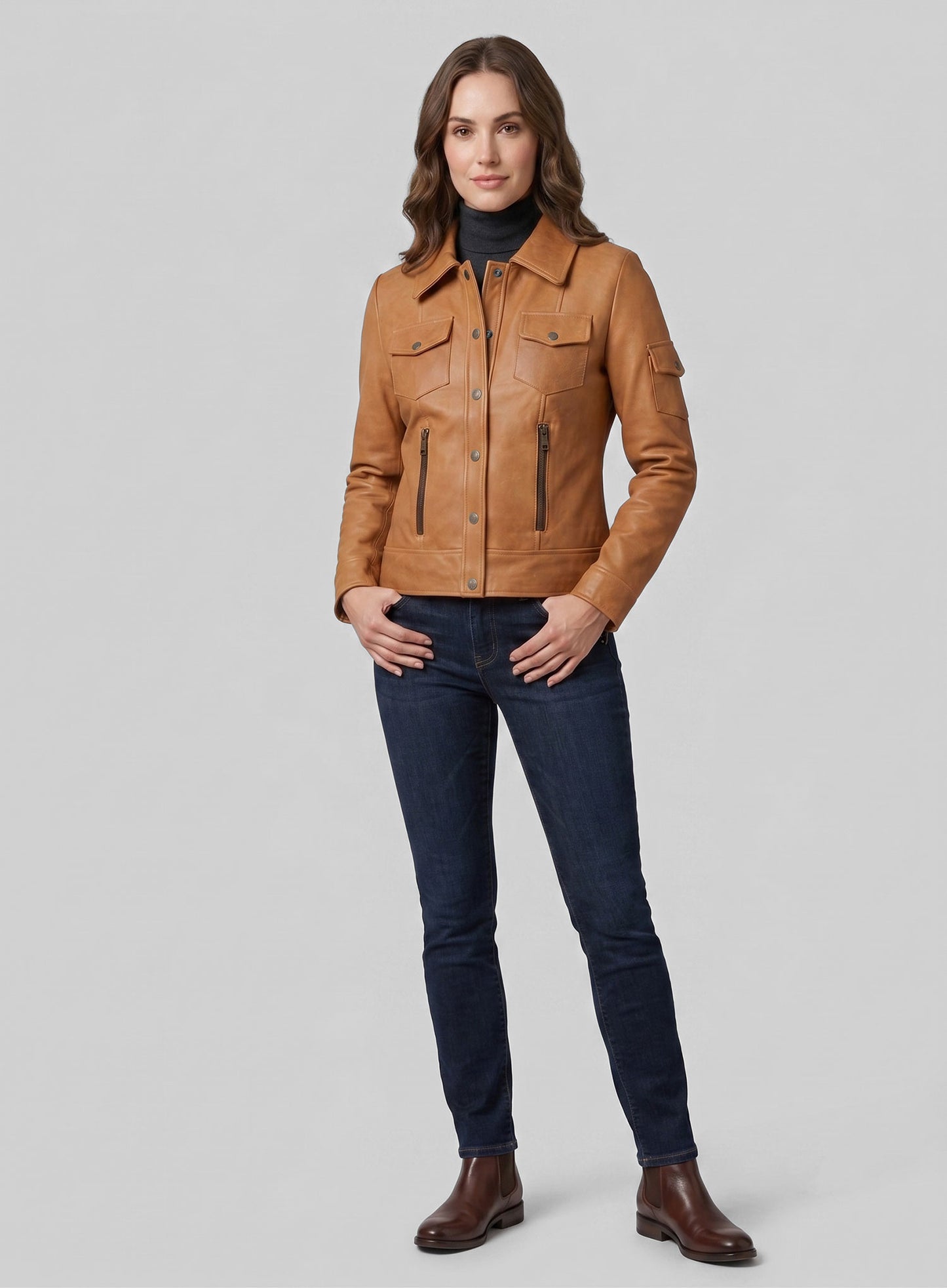 Gigi Hadid Leather Jacket