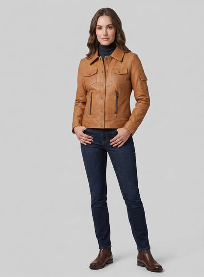 Gigi Hadid Leather Jacket