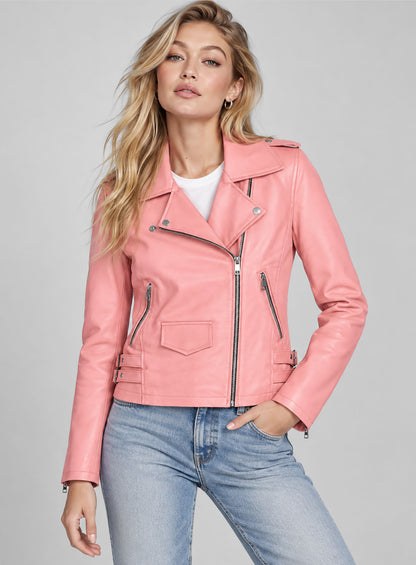 Gigi Hadid Leather Jacket #2