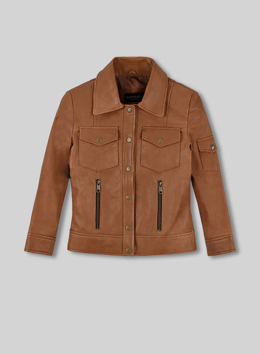 Gigi Hadid Leather Jacket
