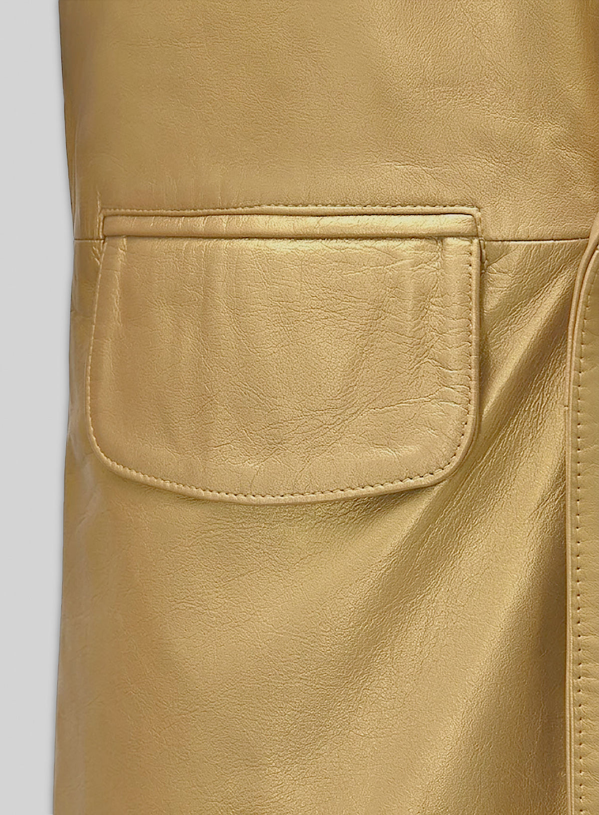 Golden Hugh Jackman The Prestige Leather Long Coat