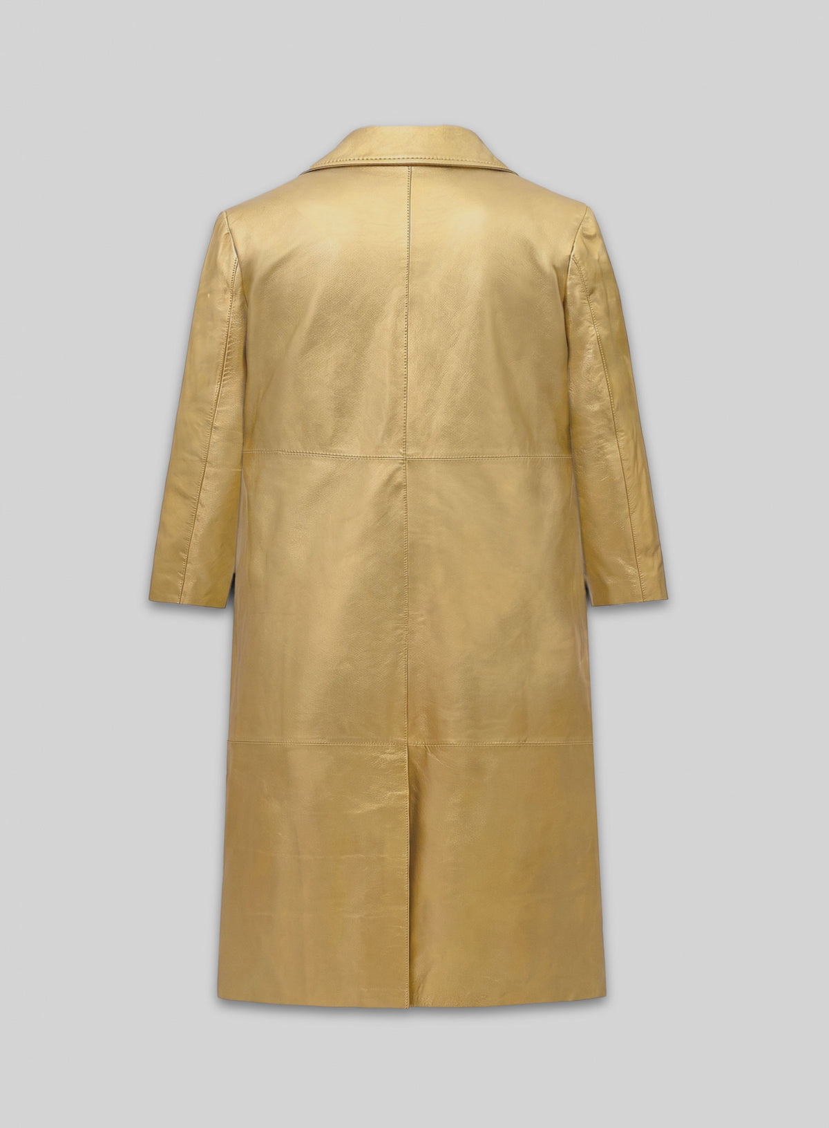 Golden Hugh Jackman The Prestige Leather Long Coat