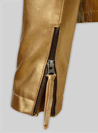 Golden Leather Jacket # 288