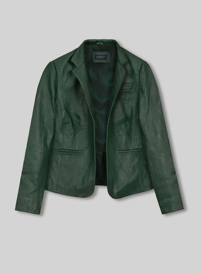 Grace Leather Blazer