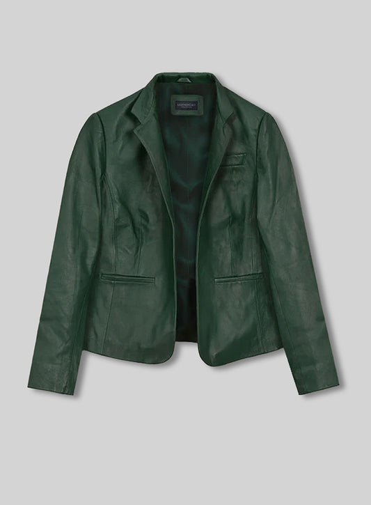 Grace Leather Blazer