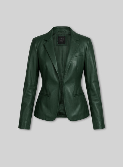 Grace Leather Blazer