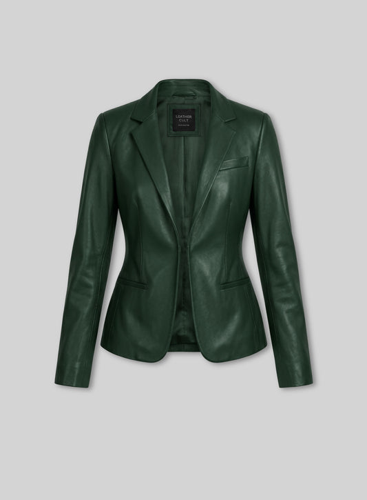 Grace Leather Blazer