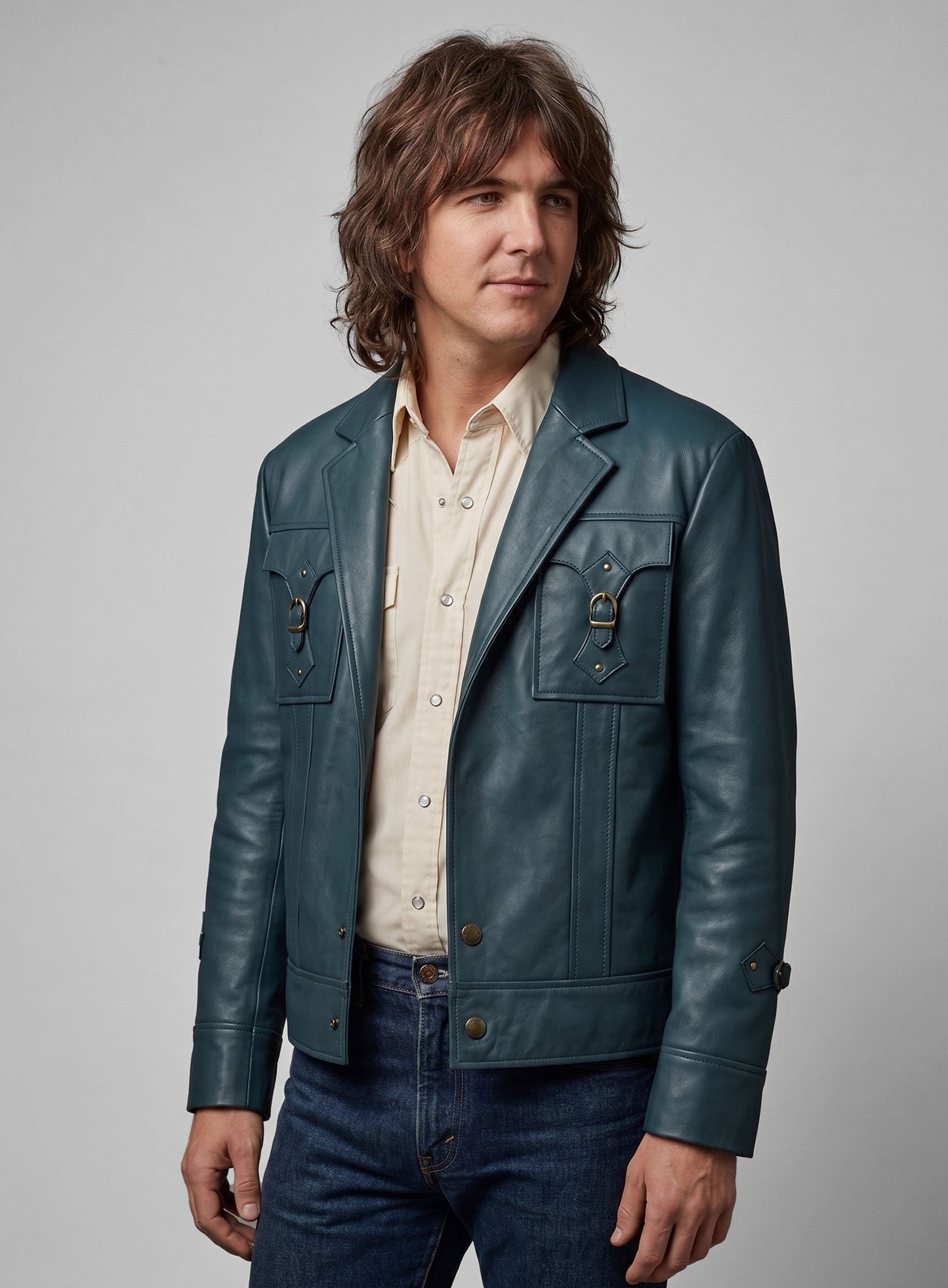 Gram Parsons Circa 1969 Leather Jacket