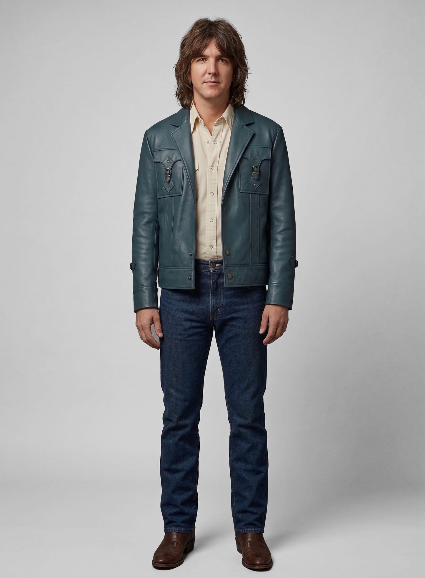 Gram Parsons Circa 1969 Leather Jacket