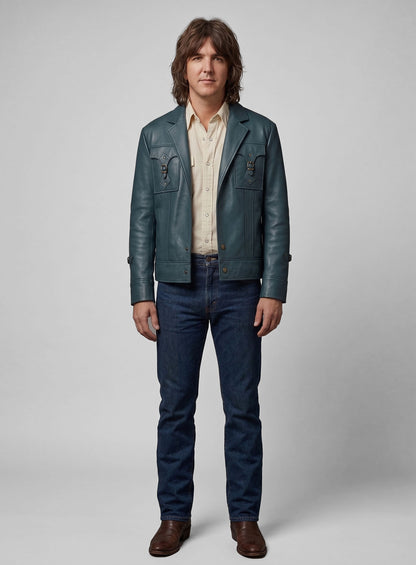 Gram Parsons Circa 1969 Leather Jacket