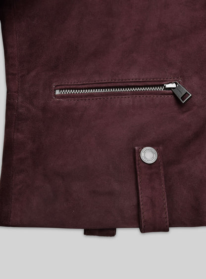 Grapevine Suede Kendall Jenner Leather Jacket # 3