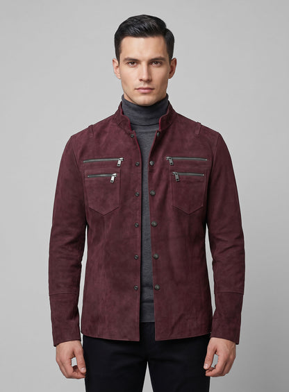 Grapevine Suede Leather Jacket # 850