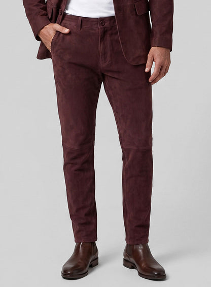 Grapevine Suede Leather Suit