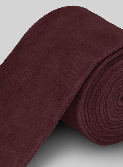 Grapevine Suede Leather Tie