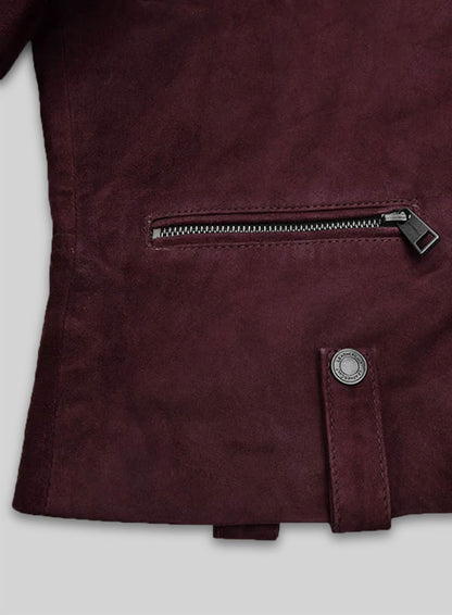 Grapevine Suede Kendall Jenner Leather Jacket # 3