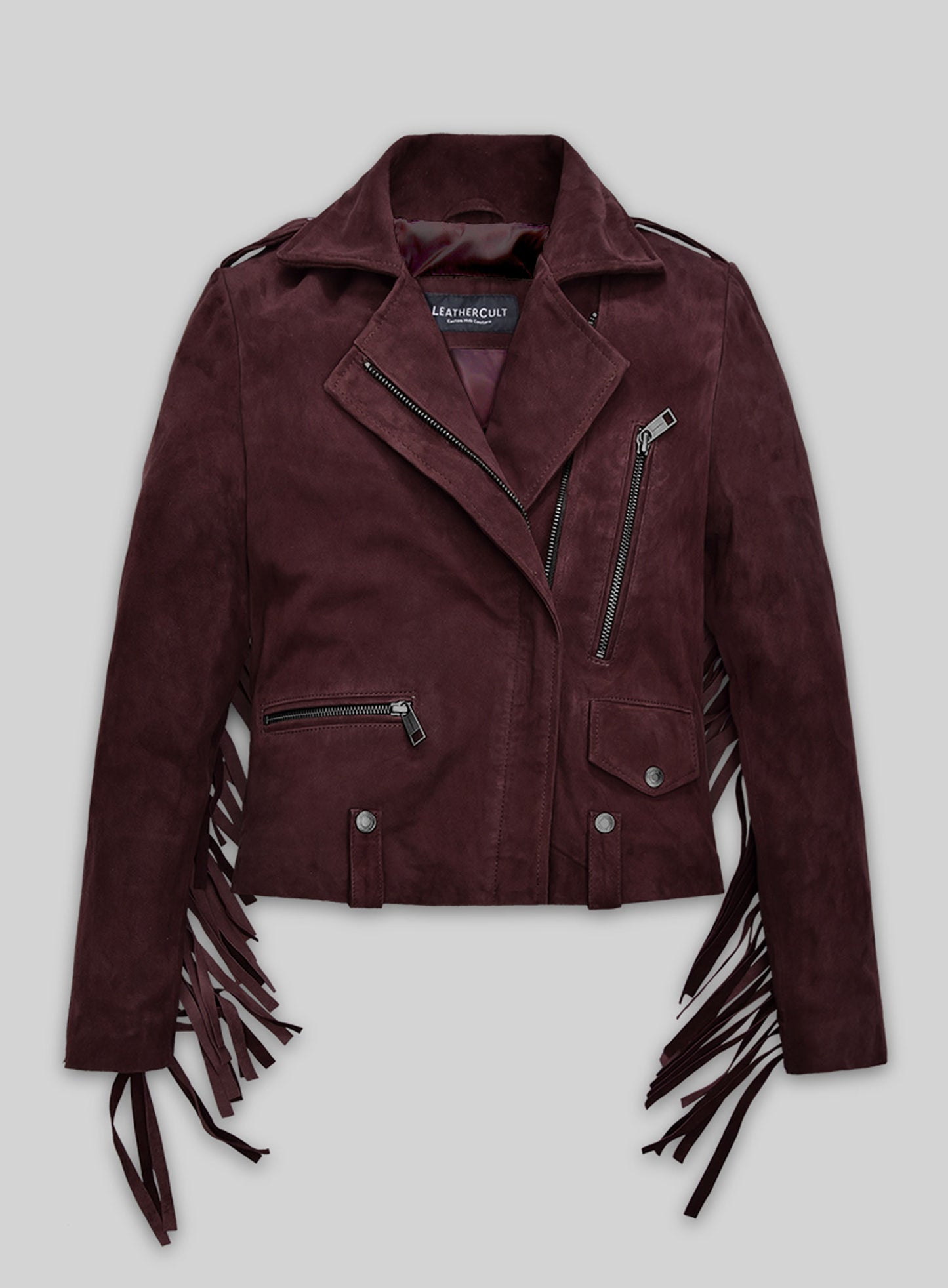 Grapevine Suede Kendall Jenner Leather Jacket # 3