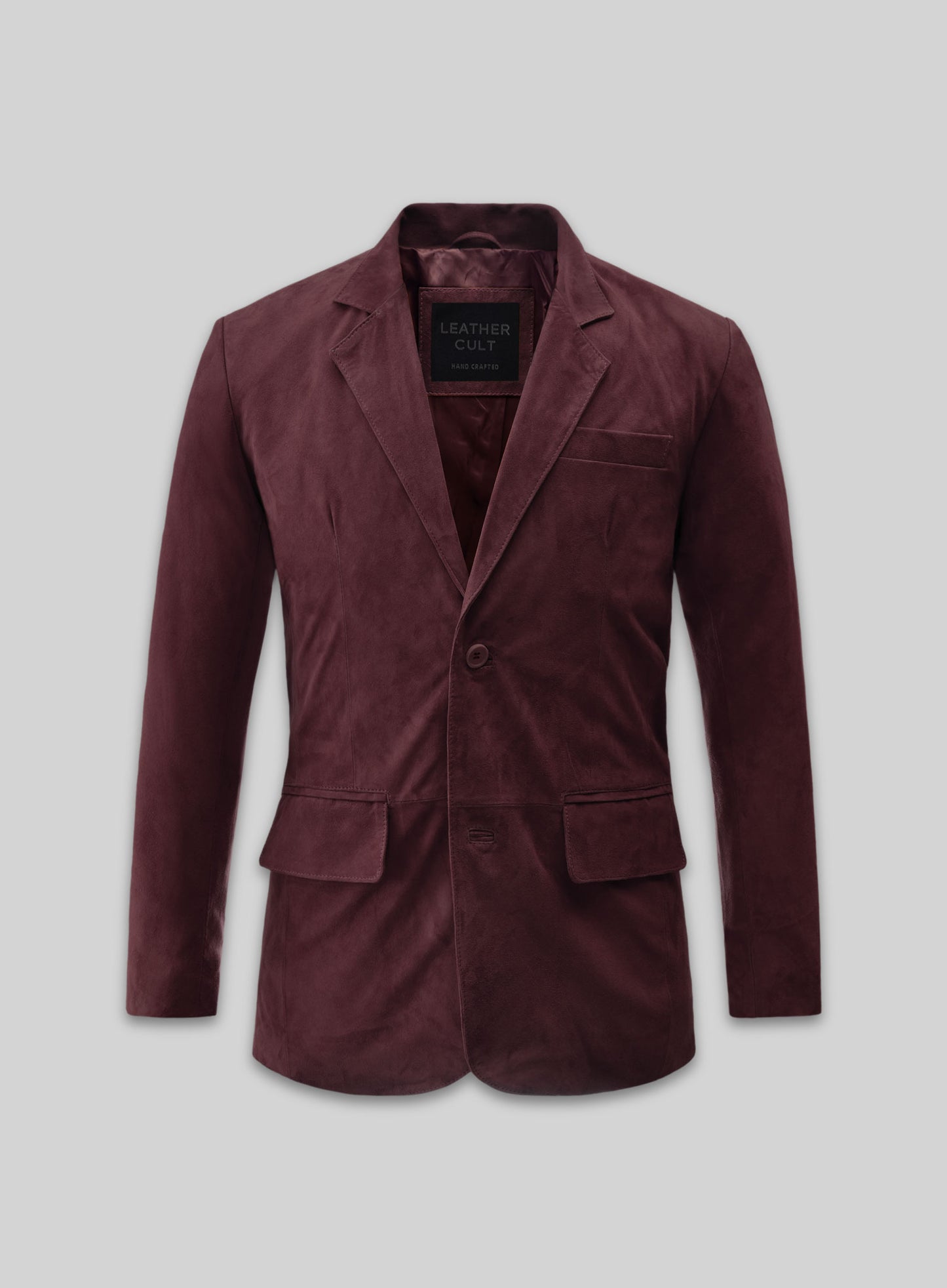 Grapevine Suede Leather Blazer