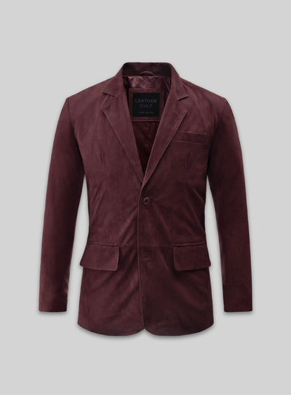 Grapevine Suede Leather Blazer