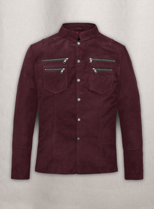 Grapevine Suede Leather Jacket # 850 - LeatherCult