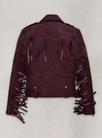 Grapevine Suede Kendall Jenner Leather Jacket # 3 - LeatherCult