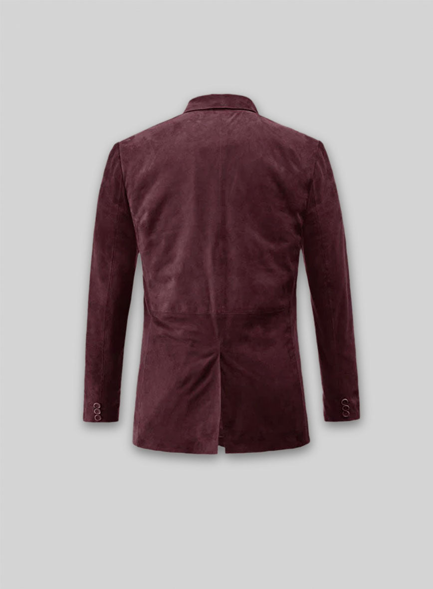 Grapevine Suede Leather Blazer