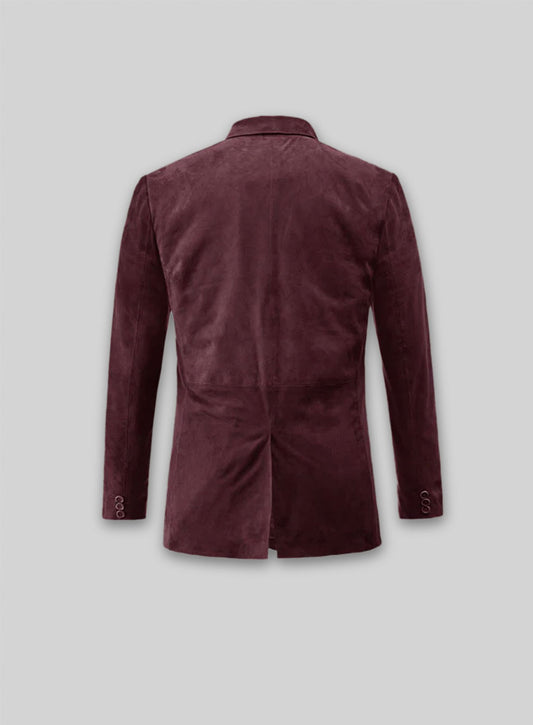 Grapevine Suede Leather Blazer