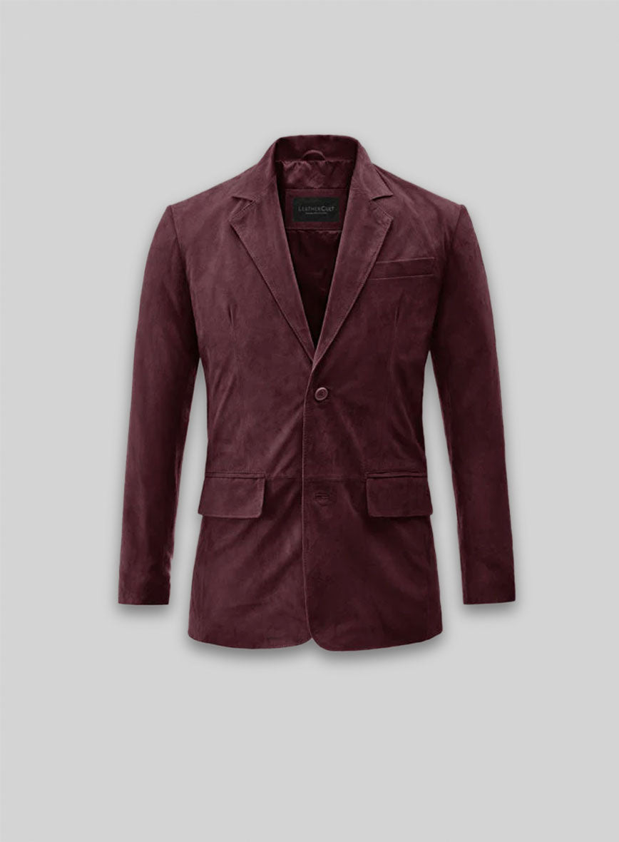 Grapevine Suede Leather Blazer
